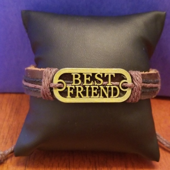 Leather Best Friend Bracelet - Picture 1 of 2
